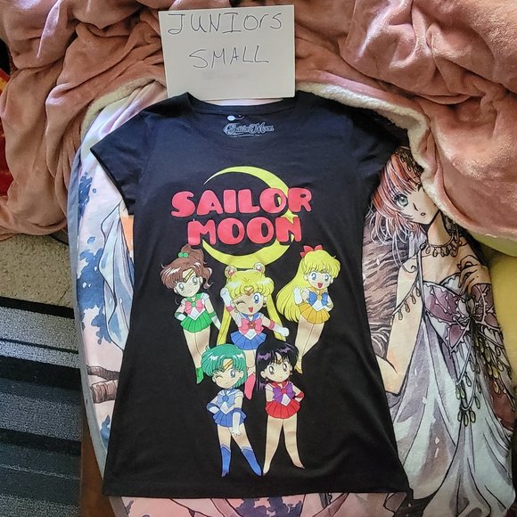 Sailor Moon Tops - SOLD Juniors S Sailor Moon Chibi Graphic Tee NWOT